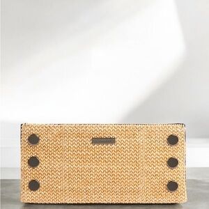 NWT Hammitt 110 North Wallet in Raffia
